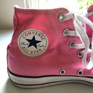 Pink Converse High Tops